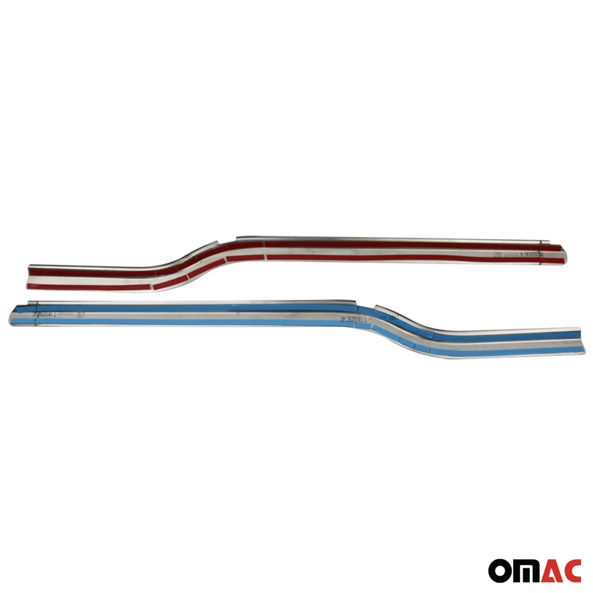 Ford Transit Connect Window Trim - Omac - Gloss - Silver - '10-'13